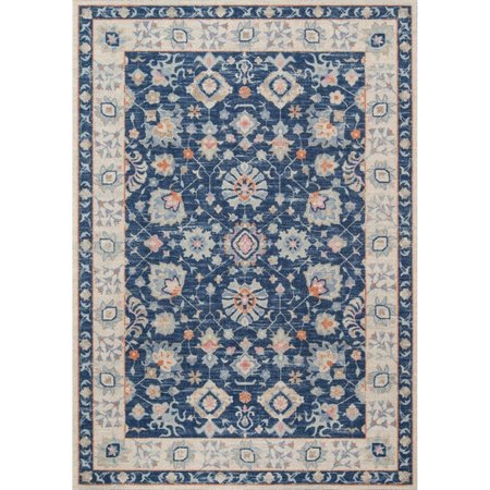 MOMENI 2 x 3 ft. Anato-8 Rectangle Rug Navy ANATOANA-8NVY2030